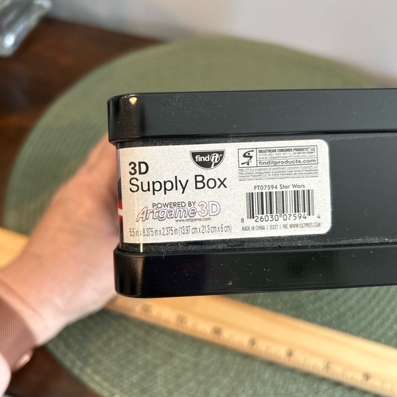 Star Wars Darth Vader 3D supply box case Tin Lucas Films Pencil **BRAND NEW** - Picture 10 of 10